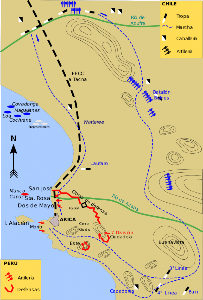 La Batalla De Arica Asalto Y Toma Del Morro De Arica Miguel Grau