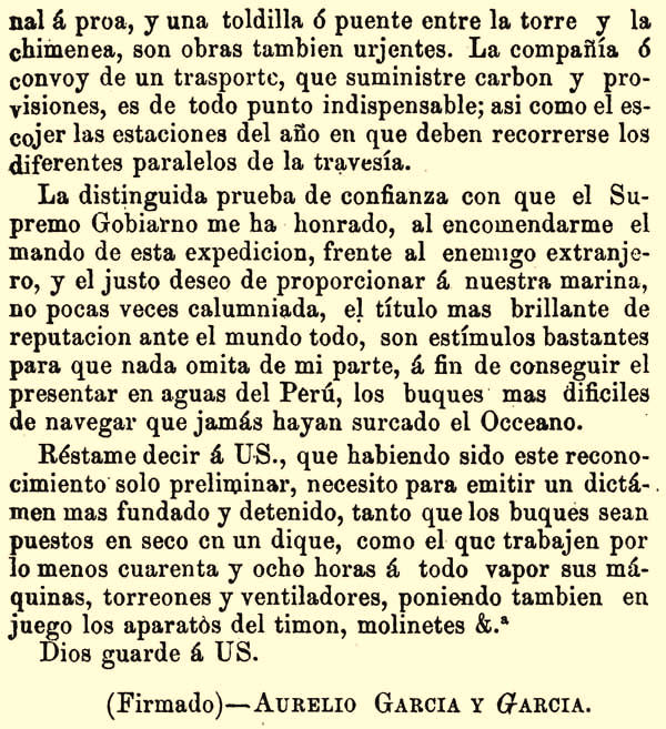 Documento histórico sobre la justificación de la compra de los monitores Oneoto y Catawba, página 4