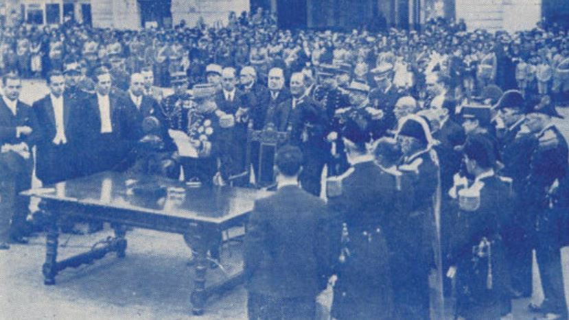 Actividades conmemorativas del primer centenario del nacimiento de Miguel Grau Seminario en 1934