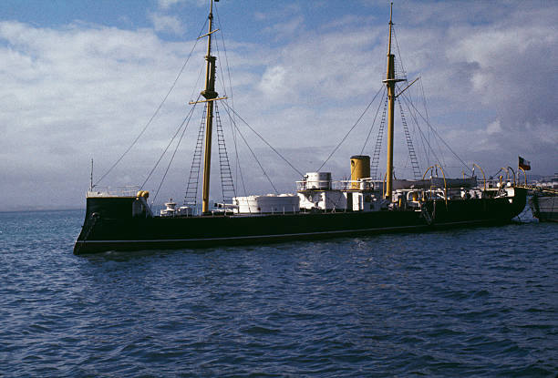 El Huáscar convertido en museo naval en Talcahuano, Chile
