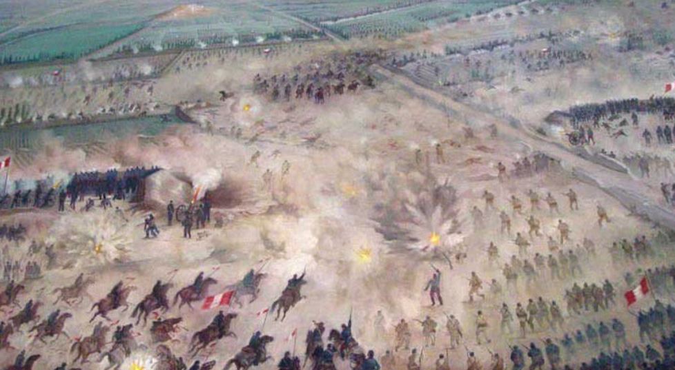 Batalla de San Juan y Chorrillos durante la defensa de Lima en la Guerra del Pacífico