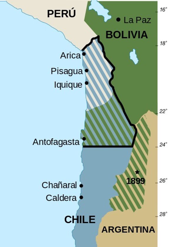Mapa del territorio en disputa (1879)