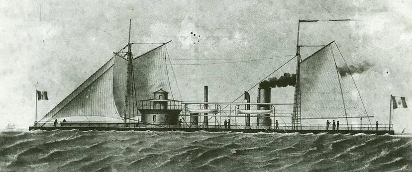 Monitor Atahualpa, ex USS Catawaba de la clase Canonicus