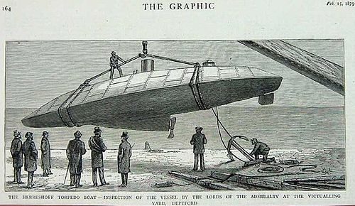 Torpederas chilenas Janequeo y Guacolda durante el combate naval de El Callao en mayo de 1880