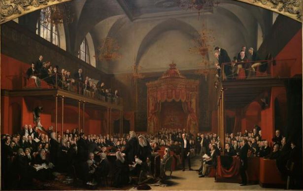 La Cámara de los Comunes de Inglaterra en 1893