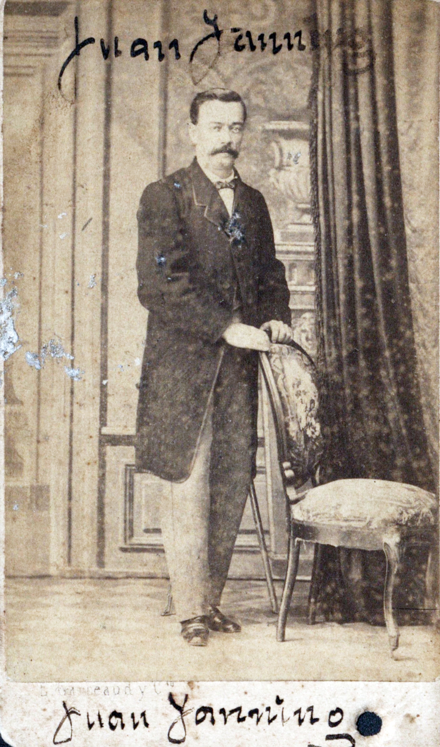 Retrato del capitán Juan Fanning, héroe de la batalla de Miraflores