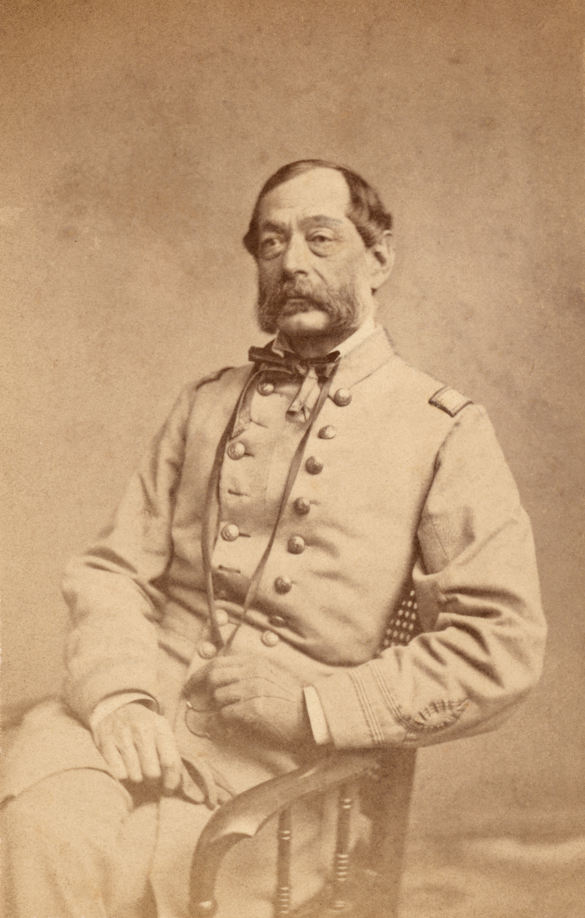 Retrato de John Randolph Tucker, almirante estadounidense que fue nombrado jefe de la escuadra peruana en 1866