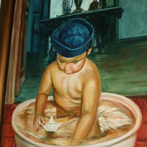 Miguel Grau Seminario en su niñez, retrato del futuro héroe naval peruano