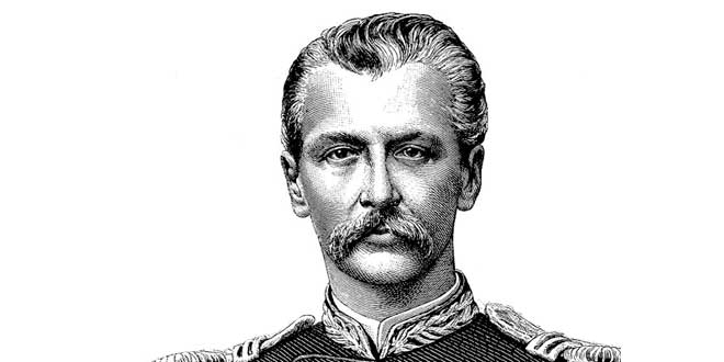 Retrato de Miguel Iglesias Pino, presidente del Perú durante la Guerra del Pacífico (1882-1885)