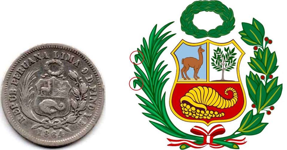 El luto del escudo peruano desde la guerra con Chile de 1879